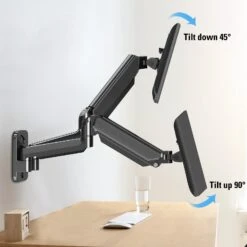 Dual Monitor Wall Mount For 13"-32'' Monitors MUA2012B -Mountup Store 02 1