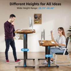 MOUNTUP 48x24" Electric Height Adjustable Standing Desk- Rustic Brown 15 MOUNTUP 48x24" Electric Height Adjustable Standing Desk- Rustic Brown -Mountup Store 02 4 4613273d 60c0 47ad a57d c3b6c9866d44