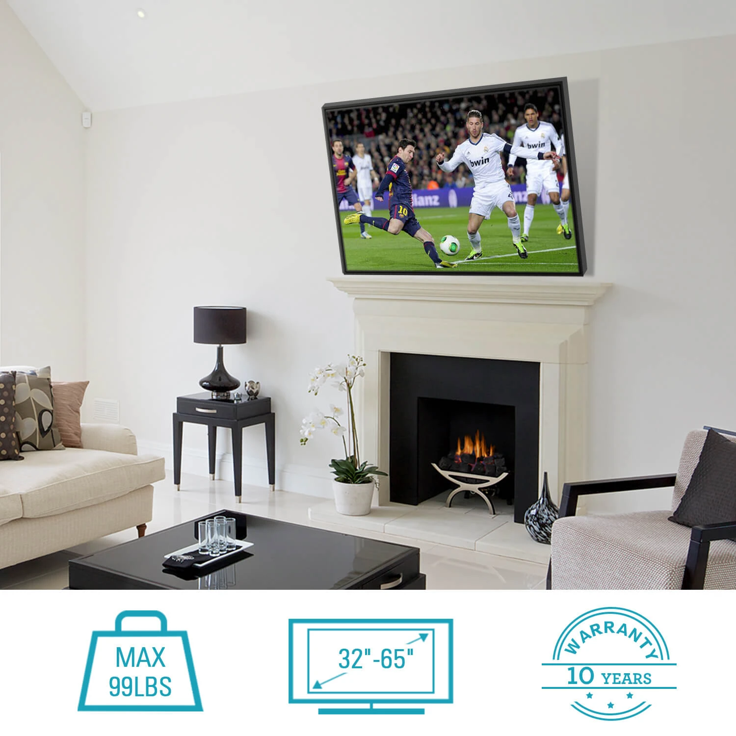 Tilting TV Wall Mount For 32''-65'' TVs MUT0007 5 Tilting TV Wall Mount For 32''-65'' TVs MUT0007 - Image 3