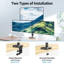 Full Motion Triple Monitor Desk Mount For Max 32'' Monitors MUA6013 -Mountup Store 04 d1ad2694 60c8 439d a7ac 61944d0a549b