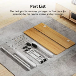 MOUNTUP 48x24" Electric Height Adjustable Standing Desk- Oak 16 MOUNTUP 48x24" Electric Height Adjustable Standing Desk- Oak -Mountup Store 08 1d34c0b6 2d3e 4e4b 8654 2849d361d965