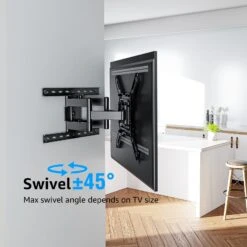 MOUNTUP Ultra Slim Full Motion TV Wall Mount For 26" -75" TVs MUT0062 -Mountup Store 08 a5cc0b23 0b77 4515 bb46 c75b70a7f4dd