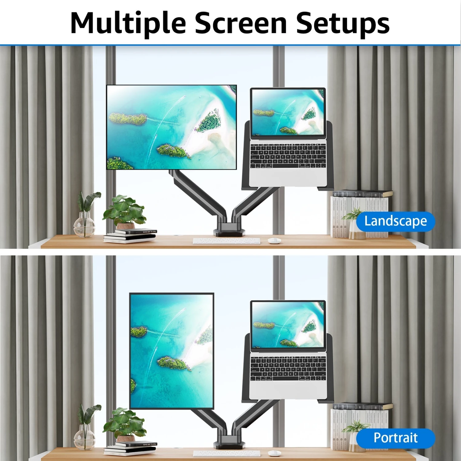 Laptop And Monitor Stand For 13''-17'' Laptop And Max 32'' Monitors MUA4008 10 Laptop And Monitor Stand For 13''-17'' Laptop And Max 32'' Monitors MUA4008 - Image 8