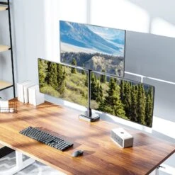 Full Motion Triple Monitor Desk Mount For Max 32'' Monitors MUA6013 -Mountup Store 09 302e6533 2ac4 4fe3 8f73 d58f35f72ef2