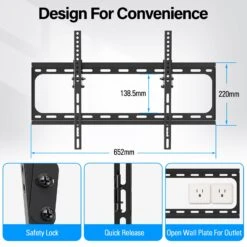 Tilting TV Wall Mount For Up To 75" Tvs MUT0053 11 Tilting TV Wall Mount For Up To 75" Tvs MUT0053 -Mountup Store 1 3 b47b8600 ec67 4f0c b208 7600cb6133e2