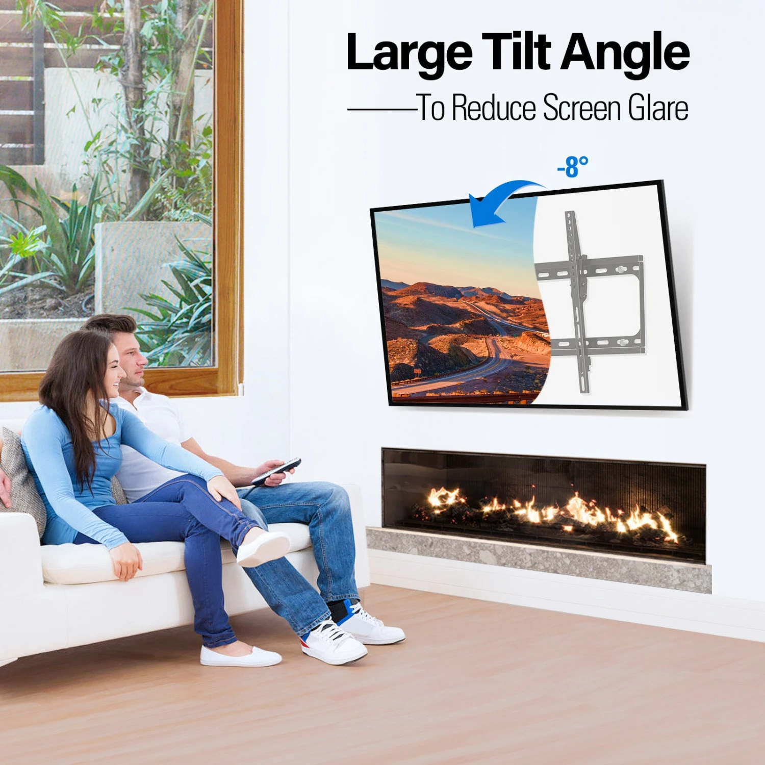 Tilting TV Wall Mount For Up To 75" Tvs MUT0053 4 Tilting TV Wall Mount For Up To 75" Tvs MUT0053 - Image 2