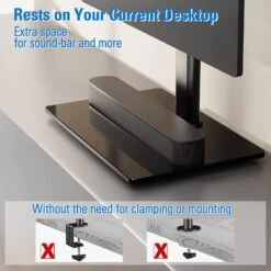 Vertical Dual Monitor Stand For Max 35'' Monitors MUA1006 -Mountup Store 1064 b4eedc3e 505d 4f17 92f9 a47f00d77328
