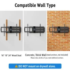 Full Motion TV Wall Mount For 42"-90" TVs MU0059 -Mountup Store 11 7b6ddb26 b5d2 4716 acef 2faf58cb193e