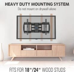 Full Motion TV Wall Mount For 42''-82'' TVs MUT0012-24K -Mountup Store 12245 75b47229 cdc7 494a b11e dc0c03da091e