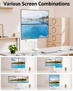 Freelift Dual Monitor Desk Mount For Max 32'' Monitors MUA6016W 21 Freelift Dual Monitor Desk Mount For Max 32'' Monitors MUA6016W -Mountup Store 13 e3851599 8c39 4413 862a 37927f4327b5