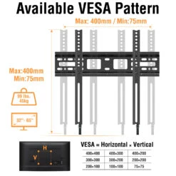 Tilting TV Wall Mount For 32''-65'' TVs MUT0013 -Mountup Store 1 7 1