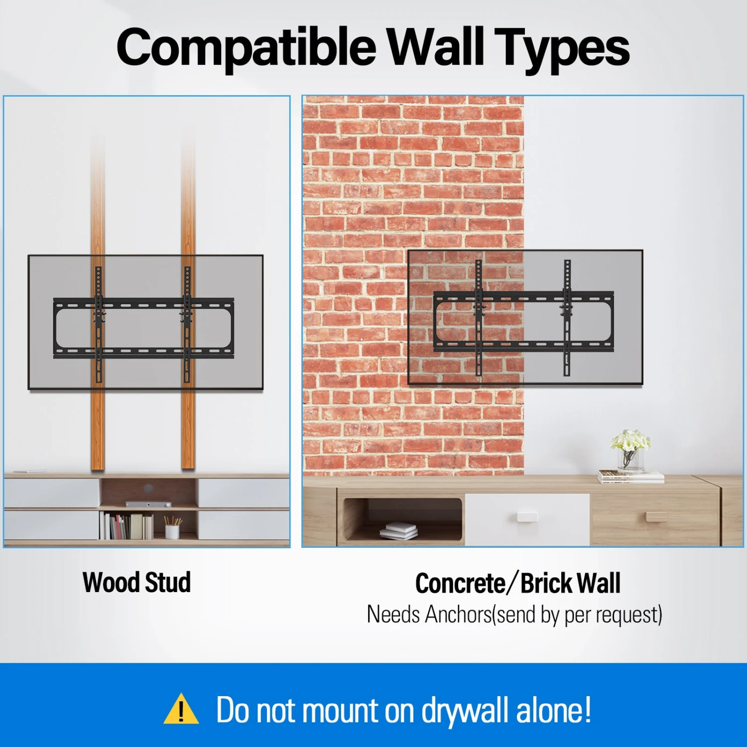 Tilting TV Wall Mount For Up To 75" Tvs MUT0053 9 Tilting TV Wall Mount For Up To 75" Tvs MUT0053 - Image 7