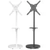 17''- 55'' White Monitor Floor Stand TV Mount & TV Cart MUT1109