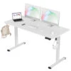 MOUNTUP 55 X 24 Inches Electric Height Adjustable Standing Desk UP512-W4 1 MOUNTUP 55 X 24 Inches Electric Height Adjustable Standing Desk UP512-W4 -Mountup Store 1 a9ce4d80 3cf9 42cf a434 70047866ffd8