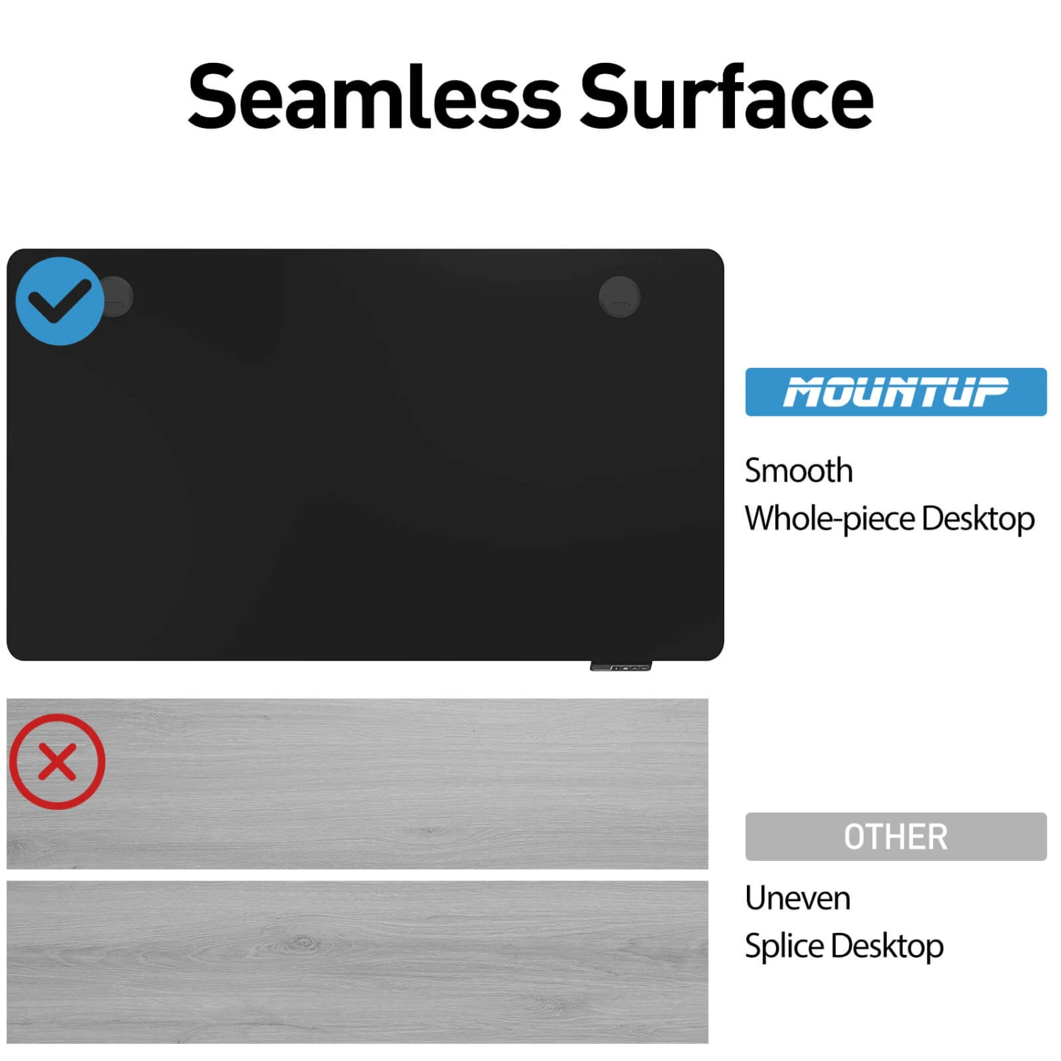 Height Adjustable Electric Standing Desk - Black 6 Height Adjustable Electric Standing Desk - Black - Image 4