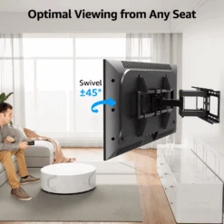 Full Motion TV Wall Mount For 37''-80" TVs MUT0055-24 -Mountup Store 20240604023320