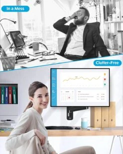 Single Monitor Wall Mount For Max 32'' Monitors MU2003 -Mountup Store 2031