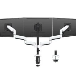 Full Motion Triple Monitor Desk Mount For Max 32'' Monitors MUA8003