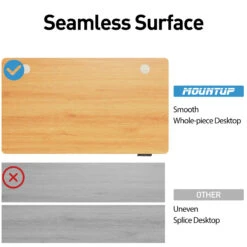 Height Adjustable Electric Standing Desk - Oak MUD201 -Mountup Store 2 32d6395a 971b 43bf 9338 320711d8817c