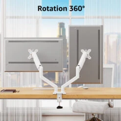 Freelift Dual Monitor Desk Mount For 13'' To 34'' Monitors MUA8014W -Mountup Store 2 3dc0d7c4 1580 4d7c ad85 d960ded2c778