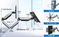 Dual Monitor Desk Mount For 13''-32'' Monitors MUA0035 13 Dual Monitor Desk Mount For 13''-32'' Monitors MUA0035 -Mountup Store 2 487e0e5b 2013 4e35 b645 6fb41b877542