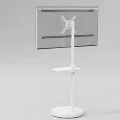 17''-42'' White Floor Monitor Stand Tilt Rotation TV Cart MUT1108 -Mountup Store 2 ccce34e1 488b 40bd 9209 43d143ccc0c7