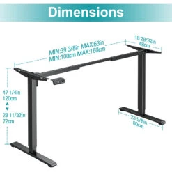 Standing Desk Frame Electric Stand Up Desk Legs 22mm/s Black White Grey MUD3 -Mountup Store 2 e335288f 3c19 4bf4 a033 e549453c873d