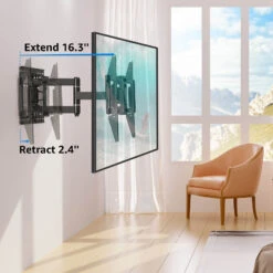 Full Motion TV Wall Mount For 37"-82" TVs MU0058 17 Full Motion TV Wall Mount For 37"-82" TVs MU0058 -Mountup Store 2b9875b31e7154a1e1ee336e8b98ce48