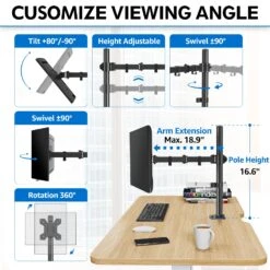 Single Monitor Desk Mount For 13''- 32'' Monitors MUA0001 -Mountup Store 3 1 5e9cc971 c060 4e8e bad9 121847c7cbf8