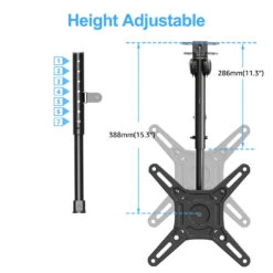 Full Motion Ceiling TV Mount For 13''-42'' TVs MUT0049-L -Mountup Store 3 2 f12c8175 8dce 4cef ae9c bf5be8323b2a