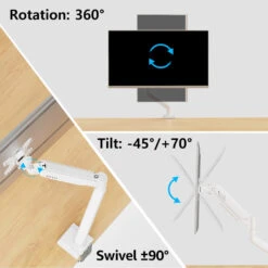 Freelift Single Monitor Desk Mount For 13''-34'' Monitors MUA8013W -Mountup Store 3 2 f9398ddf 466c 4705 94e7 6998ca4e2ee9