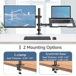 Laptop And Monitor Stand For 12''-17'' Laptop And Max 27'' Monitors MUA4002 -Mountup Store 3 4db0fbe5 04b7 43c7 8956 996e18329528