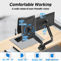 Dual Monitor Desk Mount For 13''-39'' Monitors MUA7006 -Mountup Store 3 53038326 5983 4d45 b2d9 996f5f2a7de3