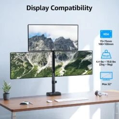 Full Motion Triple Monitor Desk Mount For Max 32'' Monitors MU6013A -Mountup Store 3 9707a578 ee6d 48bb b495 372e0167381b