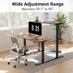 Height Adjustable Electric Standing Desk - Black 14 Height Adjustable Electric Standing Desk - Black -Mountup Store 3 a2032d33 b299 49dc b90a 044ee4ba73fe