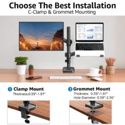 Laptop And Monitor Stand For 13''-17'' Laptop And Max 32'' Monitors MU4010 -Mountup Store 3 ce187657 f6be 4b6a 9a9b 0af7fa37e0f6
