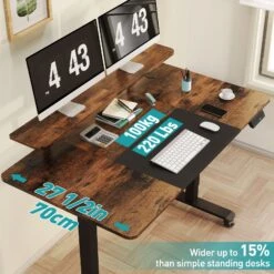 Dual Motor Electric Standing Desk 2-Tier Height Adjustable Stand Up Desk MUD2124 -Mountup Store 3 dbc43b10 6c4b 4659 adc0 0653a780f153