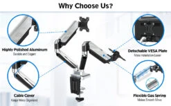 Dual Monitor Desk Mount For 13''-32'' Monitors MUA0035 12 Dual Monitor Desk Mount For 13''-32'' Monitors MUA0035 -Mountup Store 3 ddc5fd38 8ab5 40ec 82f2 eccb89582ef7