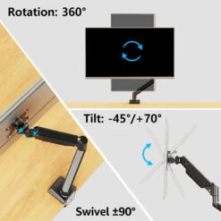 Freelift Single Monitor Desk Mount For 13''-34'' Monitors MUA8013B -Mountup Store 3 fdfb4235 3910 48aa b4c0 42d8d67b3d64