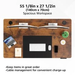 Standing Desk Adjustable Height Sit Stand Home Office Desk MUD834 -Mountup Store 4 0af6fb30 8127 4ada 9a0a 1538218855b4