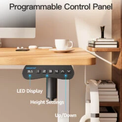 MOUNTUP 55 X 24 Inches Electric Height Adjustable Standing Desk UP512-W5 12 MOUNTUP 55 X 24 Inches Electric Height Adjustable Standing Desk UP512-W5 -Mountup Store 4 169439fb 5c5b 450c b20e 2ee620913692