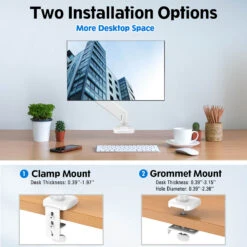 Single Monitor Desk Mount For 13''-32'' Monitors MUA0004-W -Mountup Store 4 2fec433f 3f4e 49c9 83a9 5434d9cba0a5