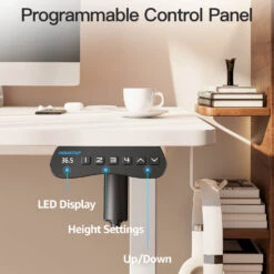 MOUNTUP 55 X 24 Inches Electric Height Adjustable Standing Desk UP512-W4 -Mountup Store 4 4b68f541 a8a7 4815 b9ad 4164d3951225