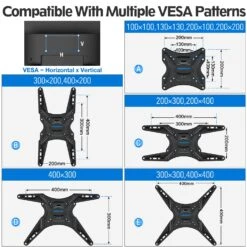 Full Motion Corner TV Wall Mount For 20''-60" TVs MUT0014 -Mountup Store 4 f28659ed ae16 4972 9bd7 8a550a0bc314