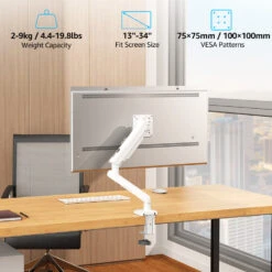 Freelift Pro Single Monitor Desk Mount For 13''-34'' Monitors MUA8011W -Mountup Store 5 09d908da e450 4f4c 8b89 d0112297e1e7