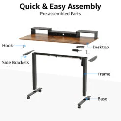Standing Desk 74-120cm Height Adjustable Electric Computer Desk MUD321 -Mountup Store 5 88441155 e61d 4f4a ade1 eb9617a87768