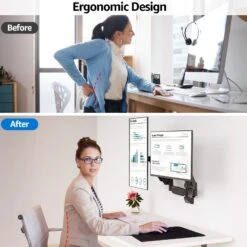 Dual Monitor Wall Mount For 13"- 32" Monitors MUA2008 13 Dual Monitor Wall Mount For 13"- 32" Monitors MUA2008 -Mountup Store 5 b4e98c09 409c 47b2 a676 5d1b94acc2bf