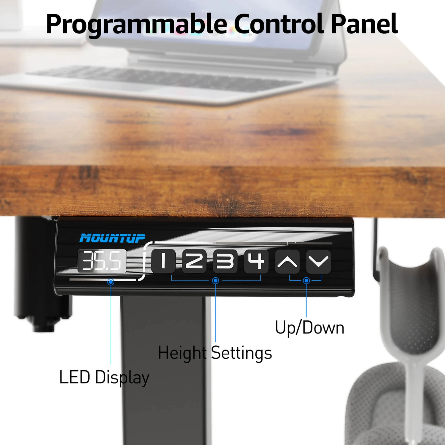 Electric Height Adjustable Standing Desk - MUD312 7 Electric Height Adjustable Standing Desk - MUD312 - Image 5