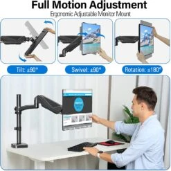 Single Monitor Desk Mount For 17''-32'' Monitors MUA6003 12 Single Monitor Desk Mount For 17''-32'' Monitors MUA6003 -Mountup Store 6032 726ccdbe 2745 4a39 b3e4 17a8fd05f981