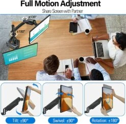 Dual Monitor Desk Mount For 17''-32'' Monitors MUA6004 -Mountup Store 6043 0a31aa31 3272 4481 85cc 3cfbb39211dc